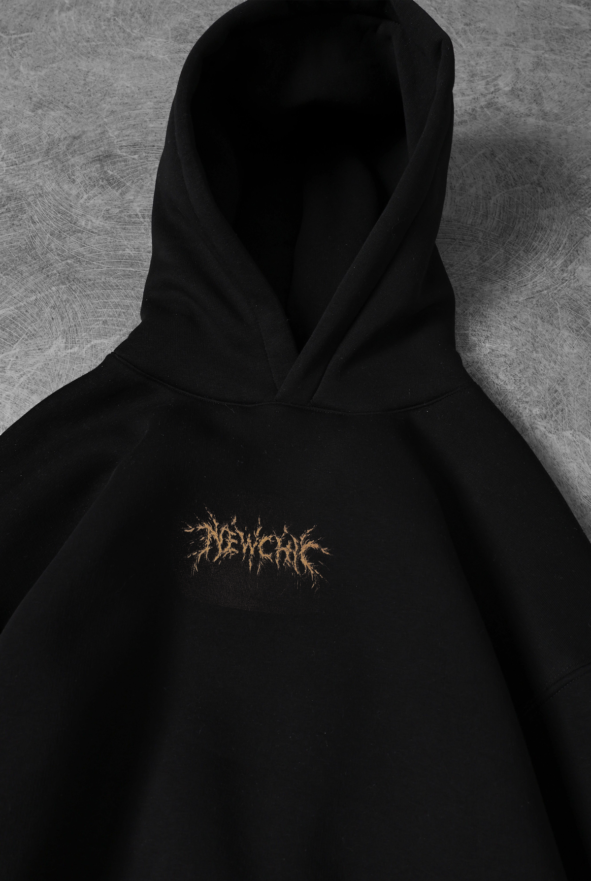 " Cursed Tree " Acid-Printed Oversized Hoodie