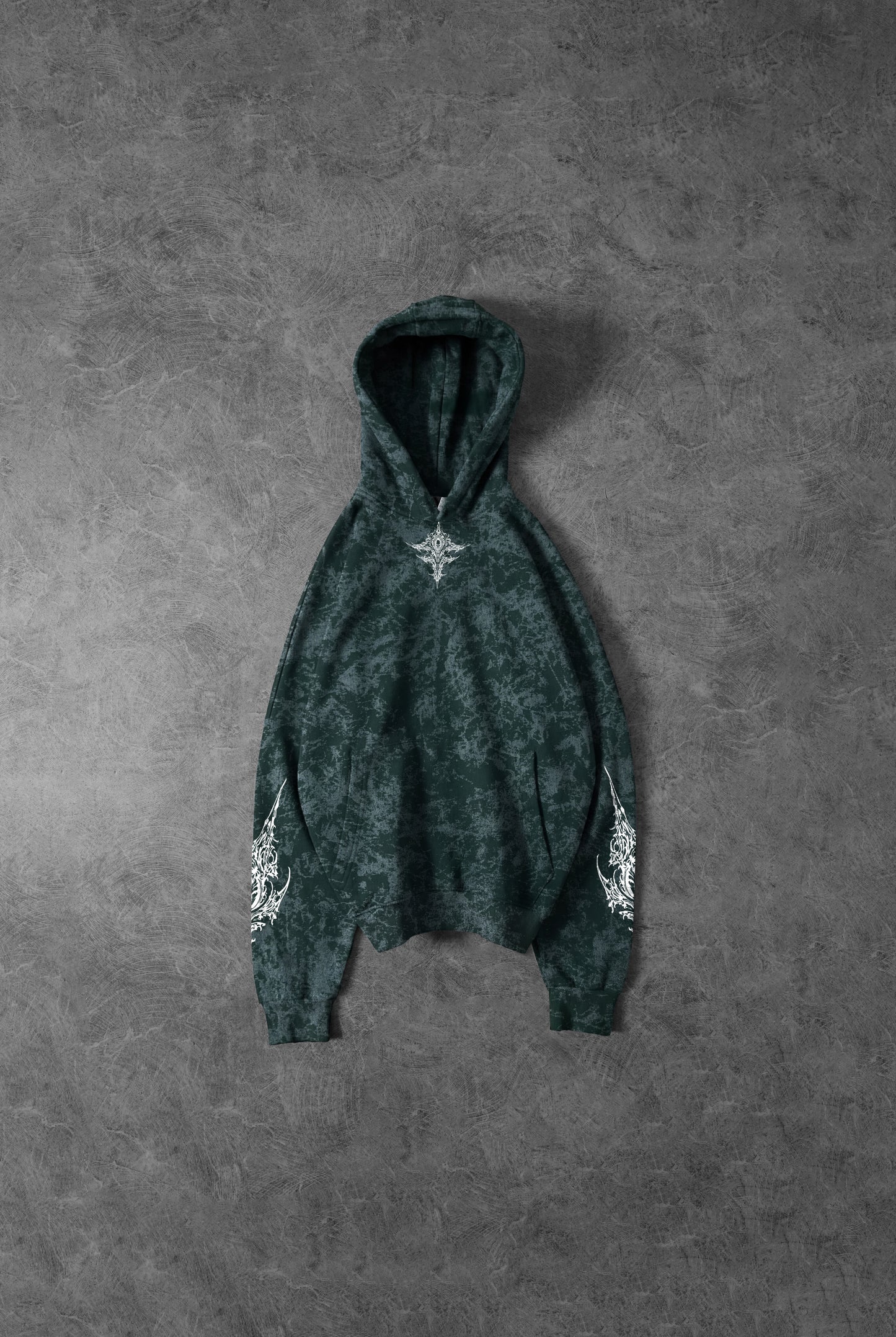 " The Sword Of Chaos " Snow-Printed Hoodie