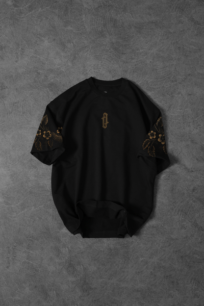 " Eternal Garden " Acid-printed Oversized Tee