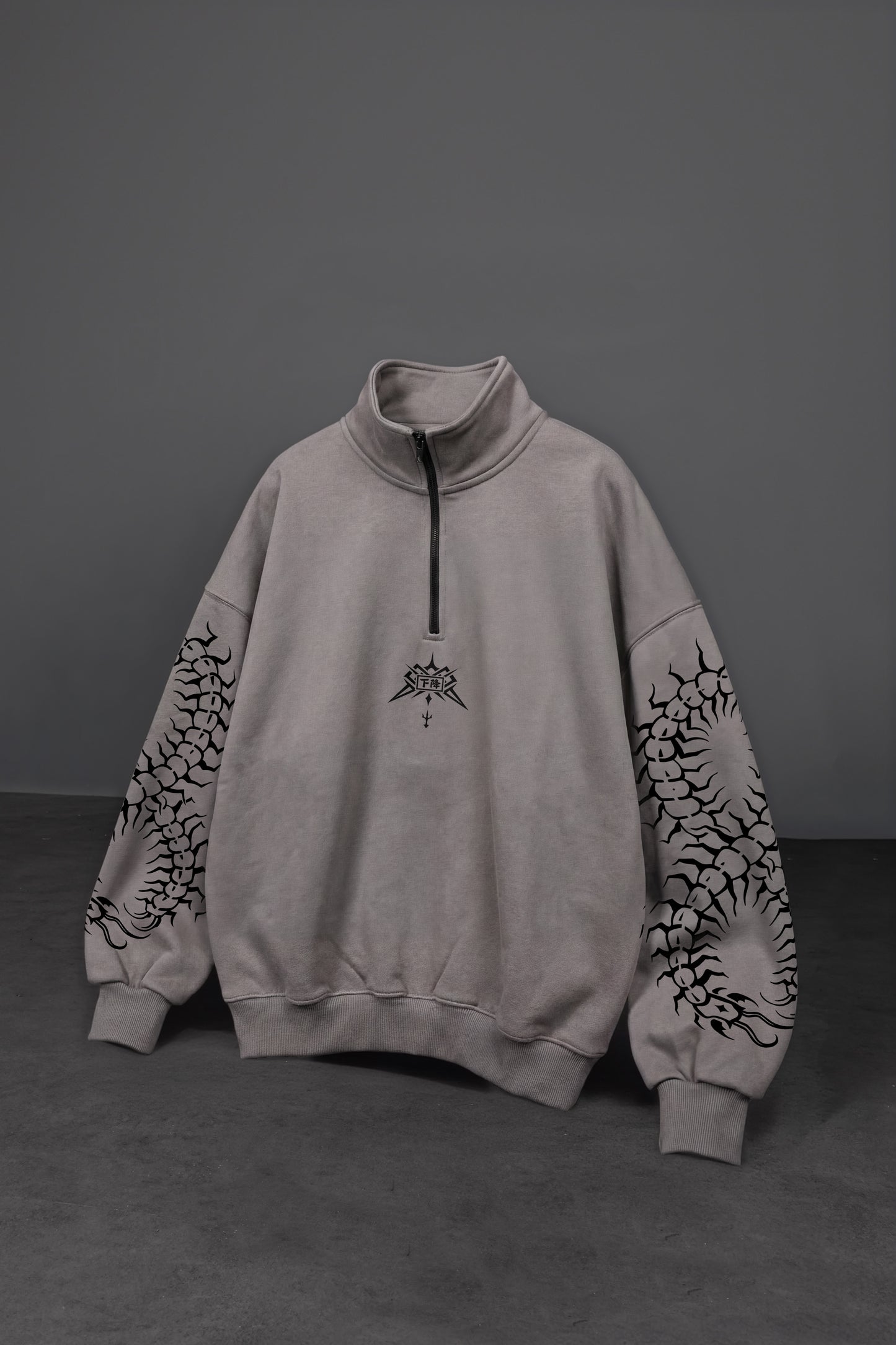" Chains Of Centipede " Oversized Zip-Up