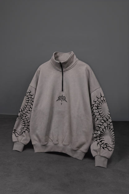" Chains Of Centipede " Oversized Zip-Up
