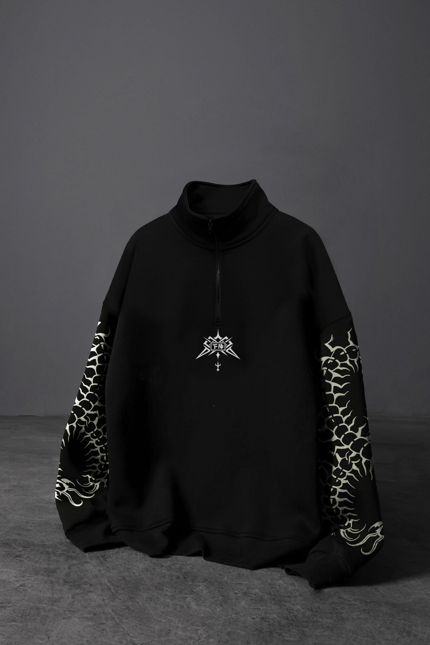" Chains Of Centipede " Oversized Zip-Up
