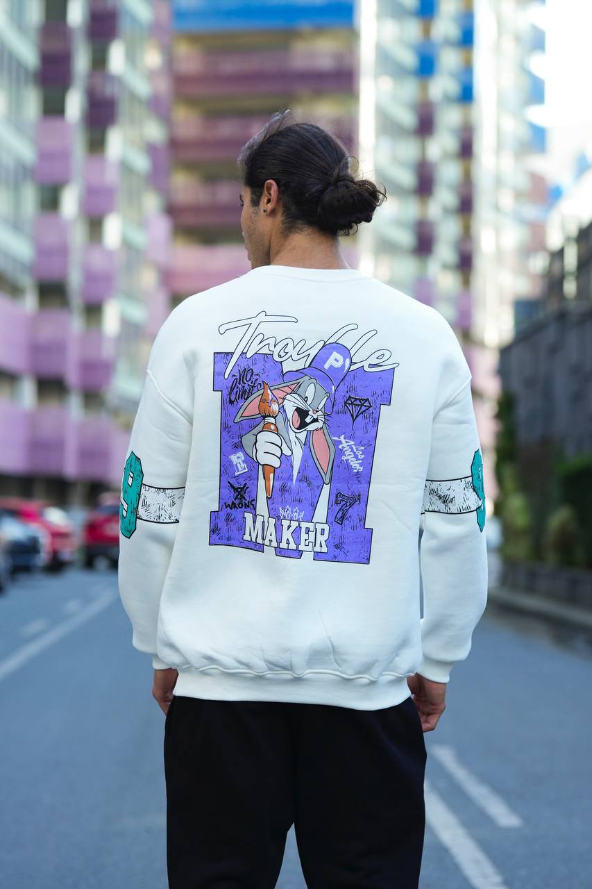 " Bugs Bunny " Oversized Sweat-Hoodie