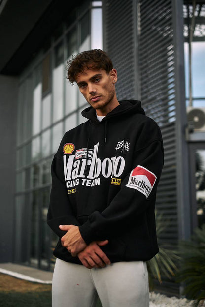 " Marlboro " Oversized Hoodie