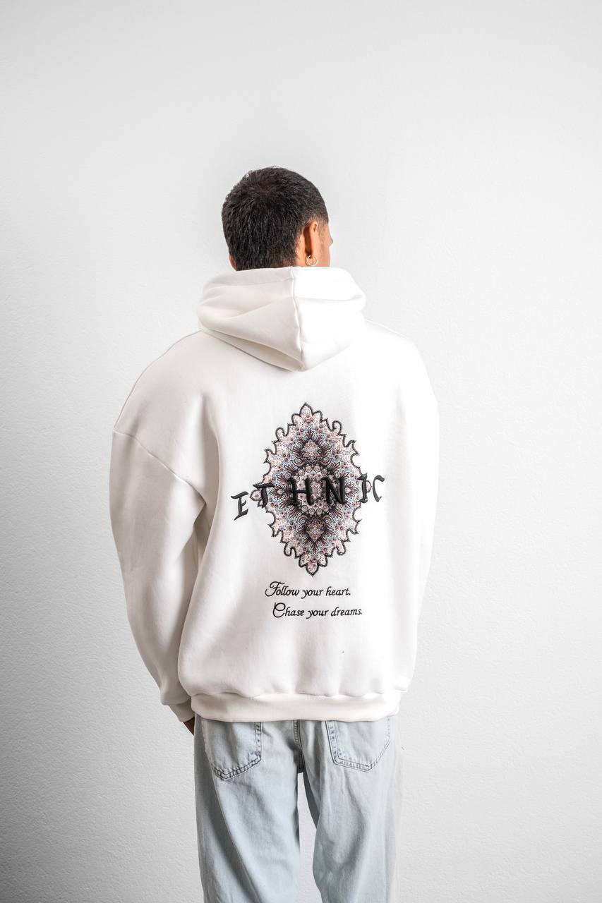 " ETHNIC " Oversized Hoodie