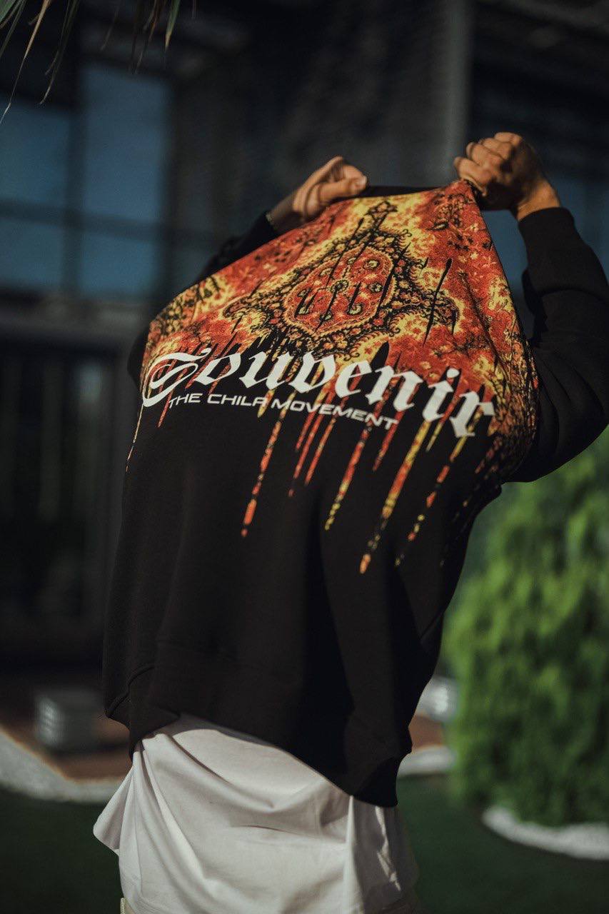 " Souvenir " Oversized Sweat-shirt