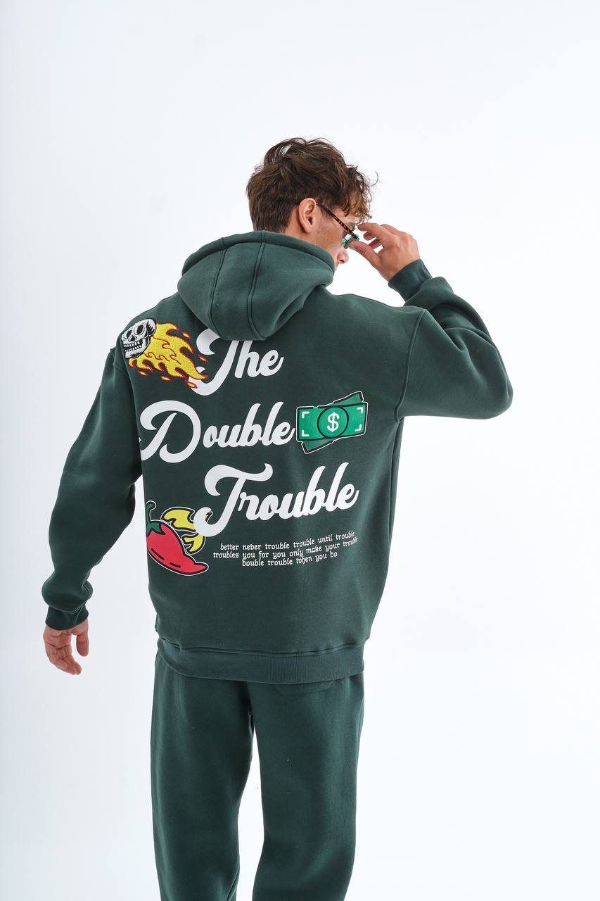 " The Double Trouble " Oversized Hoodie