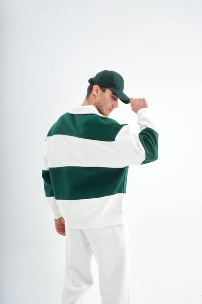 " Classic Stripe " Oversized sweatshirt