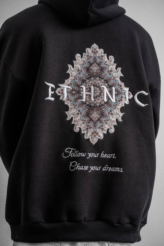 " ETHNIC " Oversized Hoodie