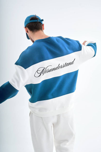 " Misunderstood stripes " Oversized Crewneck