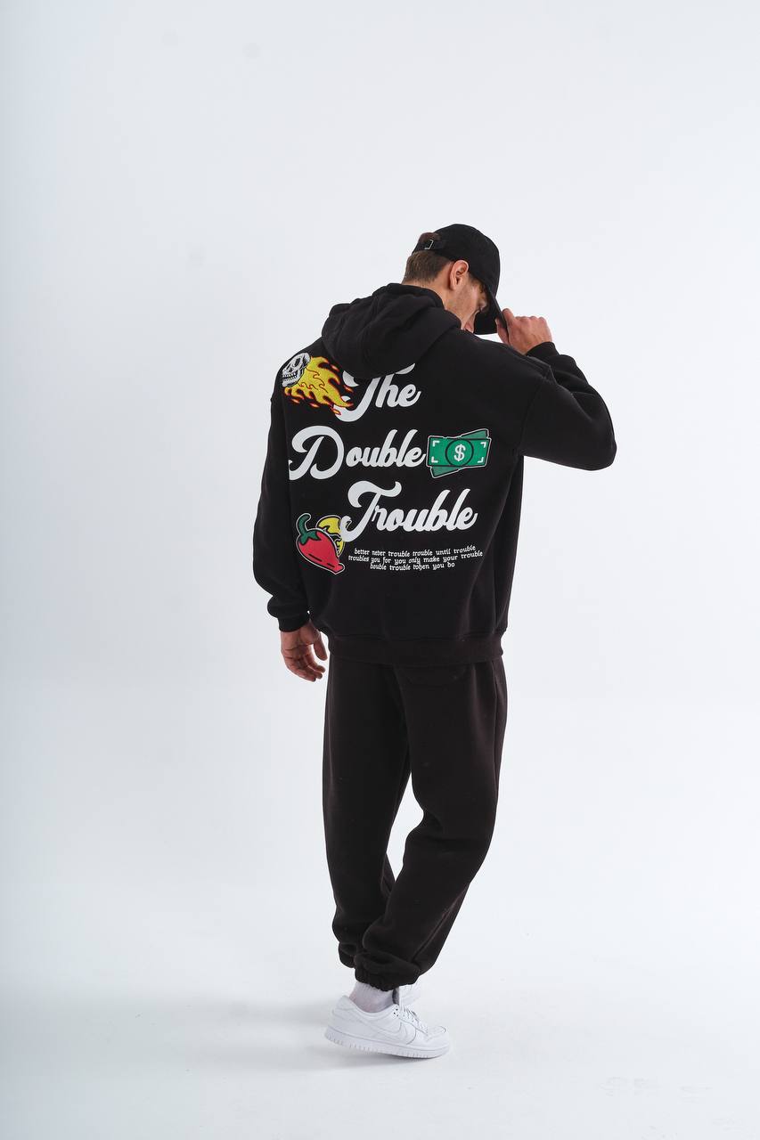 " The Double Trouble " Oversized Hoodie