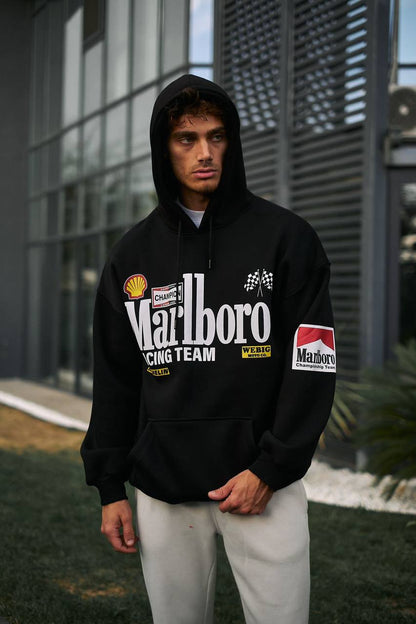 " Marlboro " Oversized Hoodie