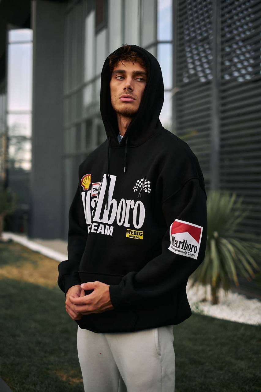 " Marlboro " Oversized Hoodie