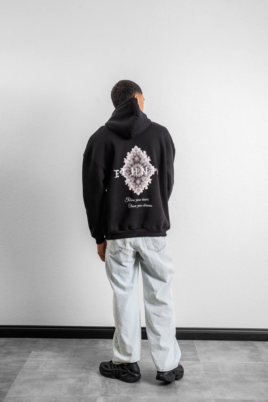 " ETHNIC " Oversized Hoodie