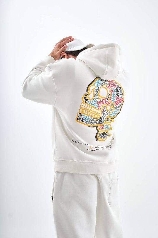 " SKULL " Oversized Hoodie