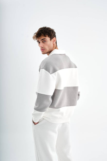 " Classic Stripe " Oversized sweatshirt