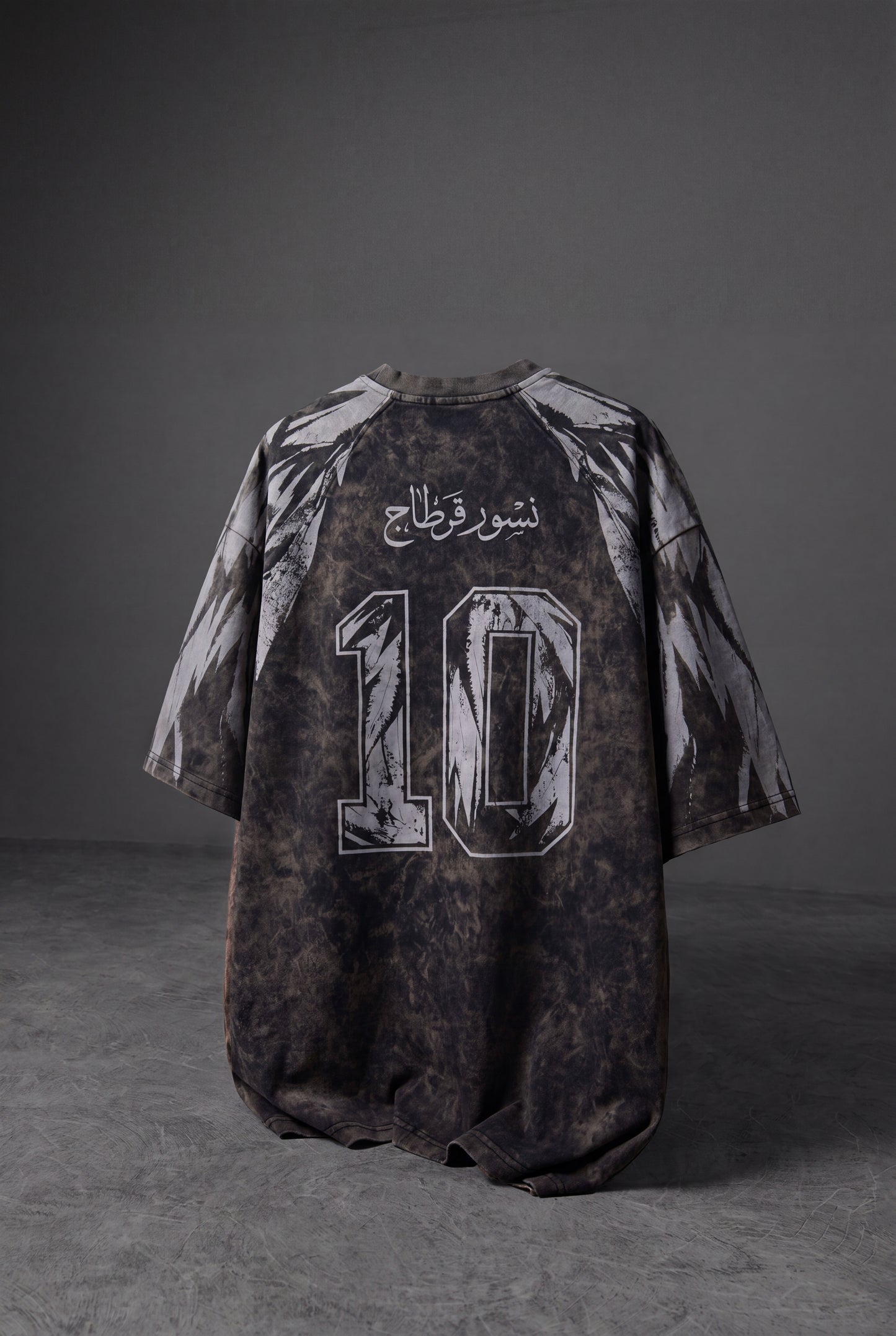 " Carthage Eagles " UV-Washed Oversized Tee