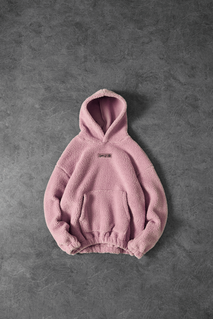 " Siberian Bear " Oversized Sherpa Hoodie