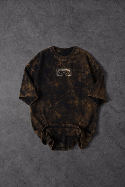 " Dead Frequency " UV - Washed Oversized Tee
