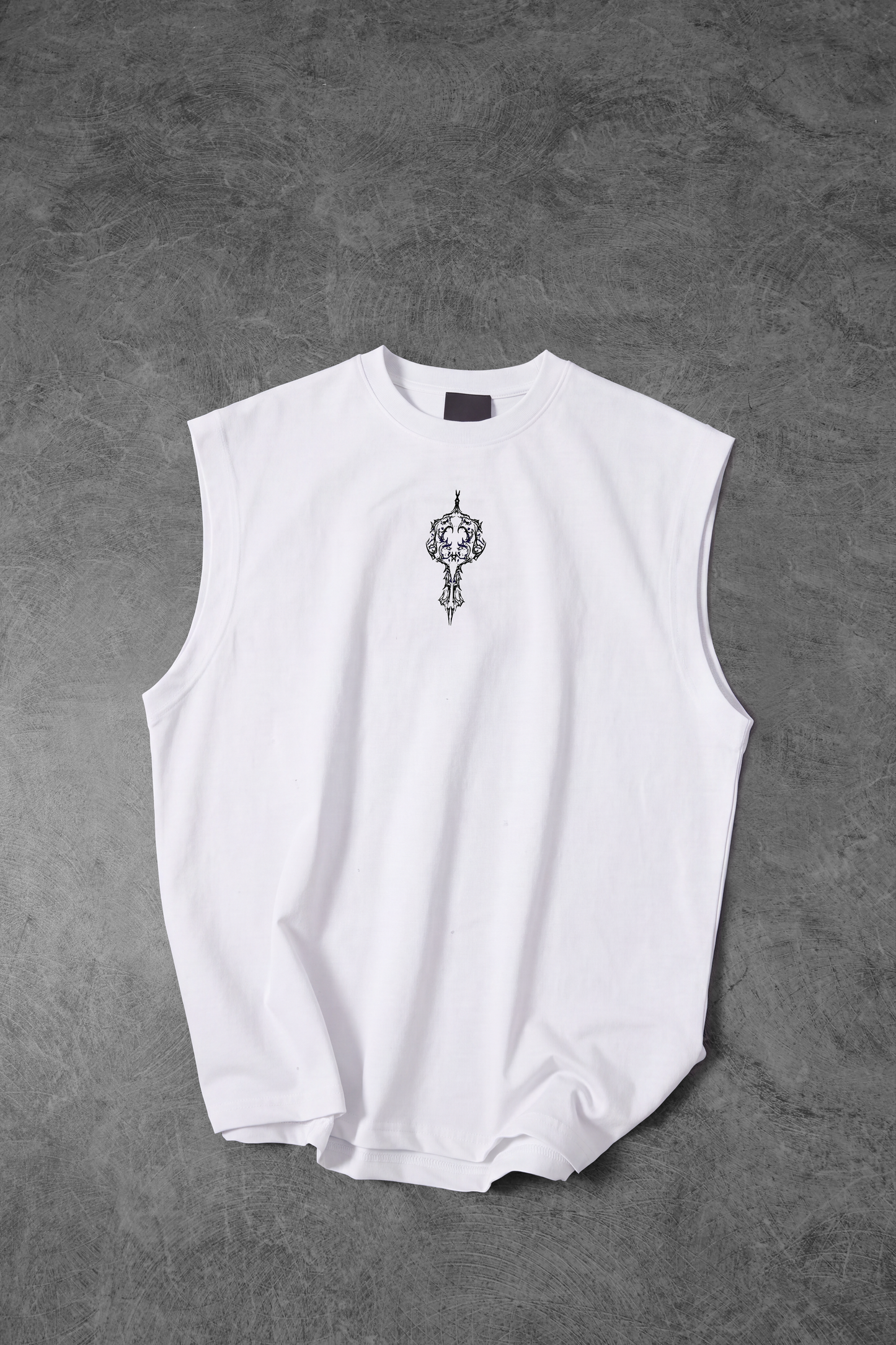 " Phantom Veins " Oversized Sleeveless Tee