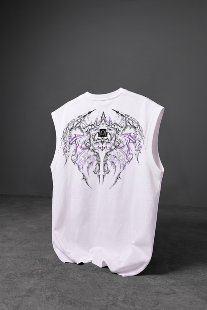" Phantom Veins " Oversized Sleeveless Tee