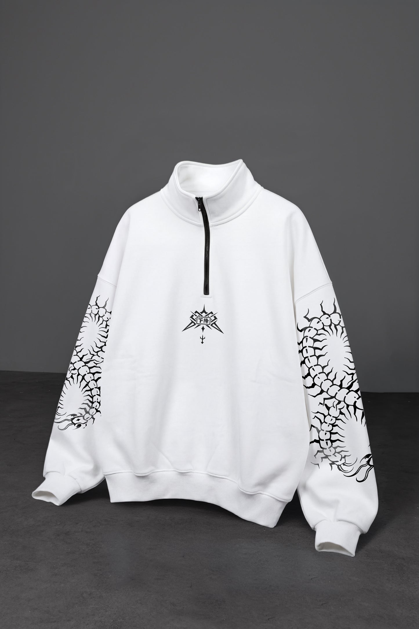 " Chains Of Centipede " Oversized Zip-Up