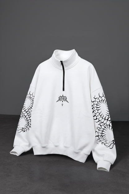 " Chains Of Centipede " Oversized Zip-Up