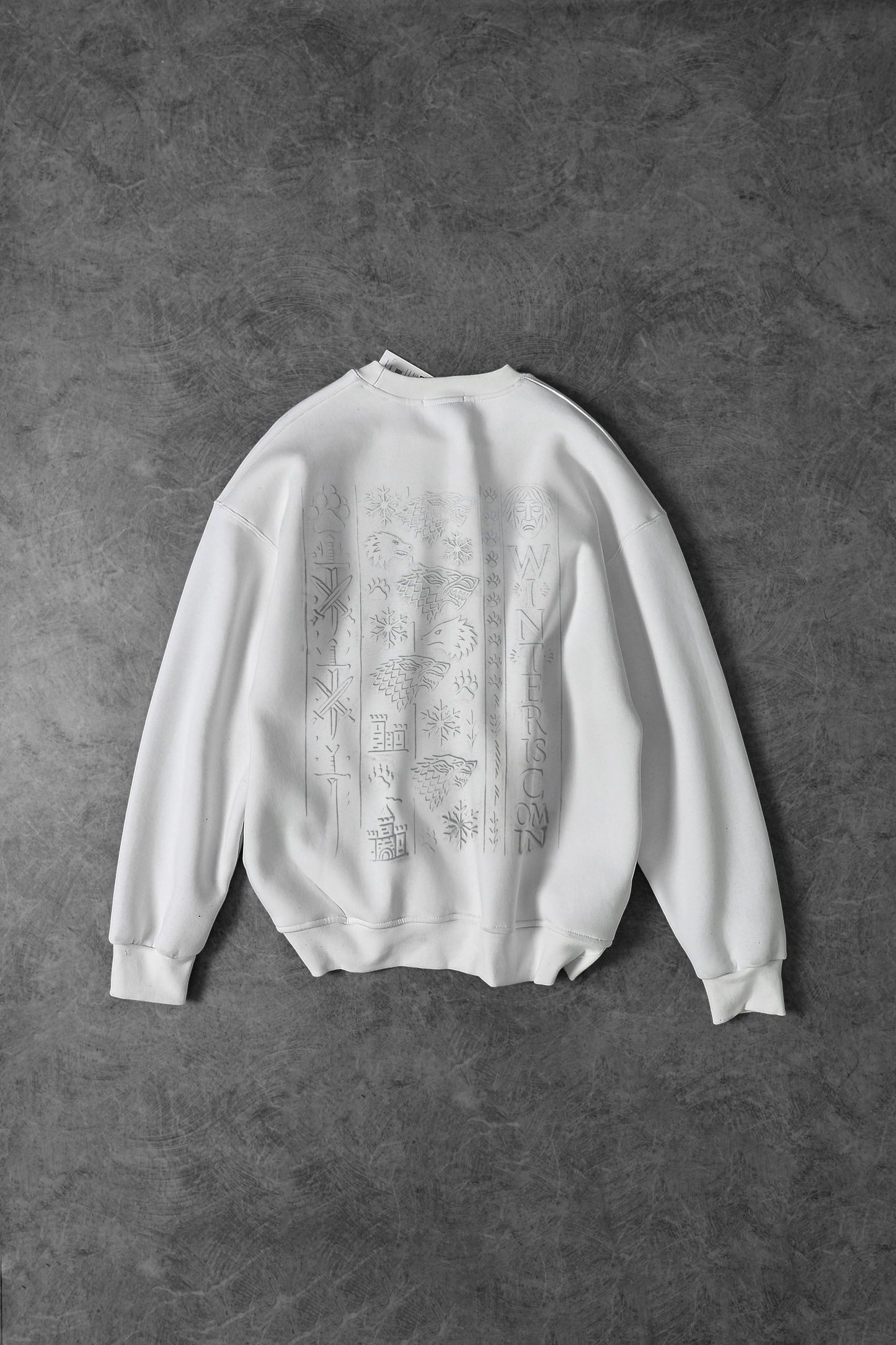 " Winter Is Coming " Oversized Crew-Neck