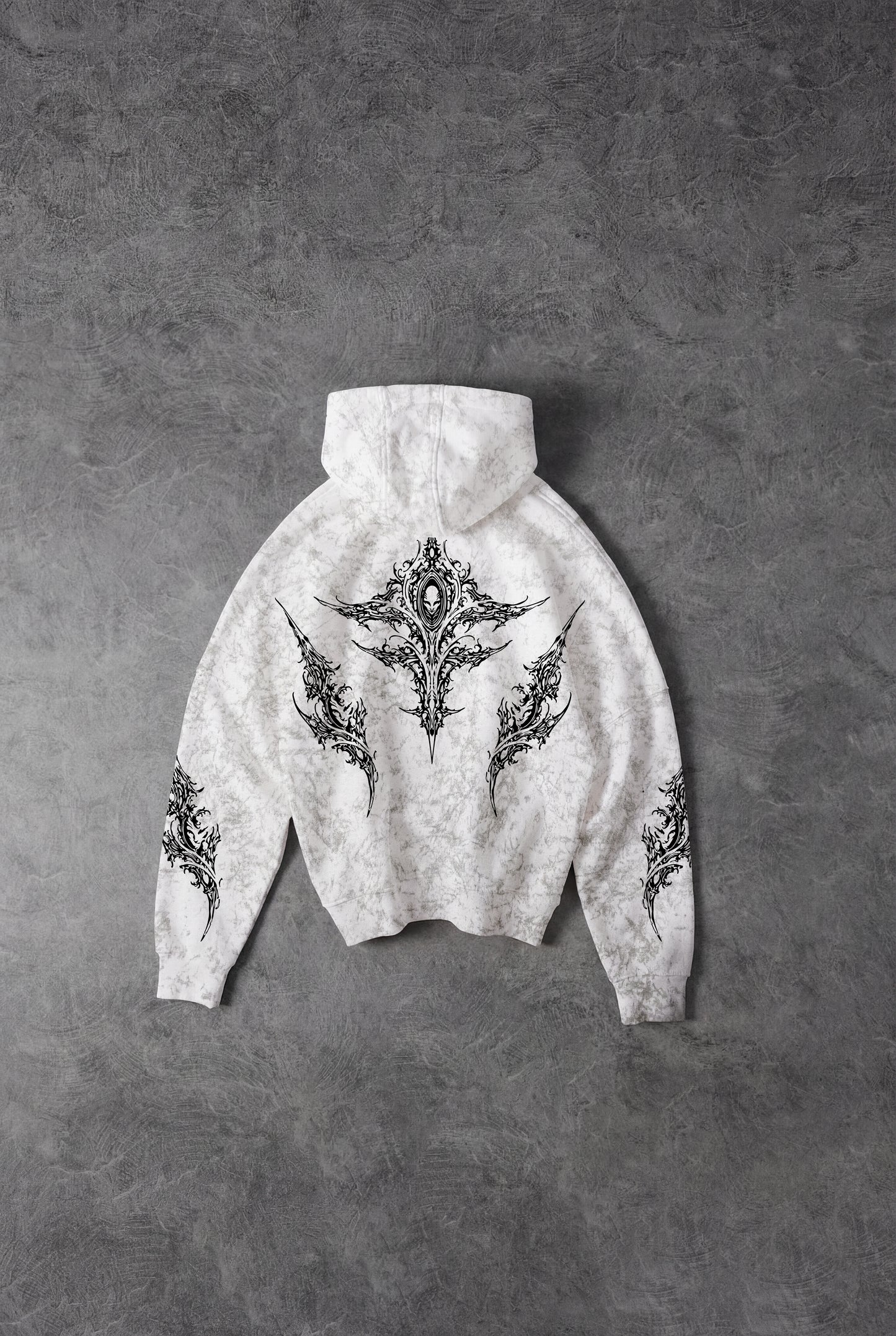 " The Sword Of Chaos " Snow-Printed Hoodie