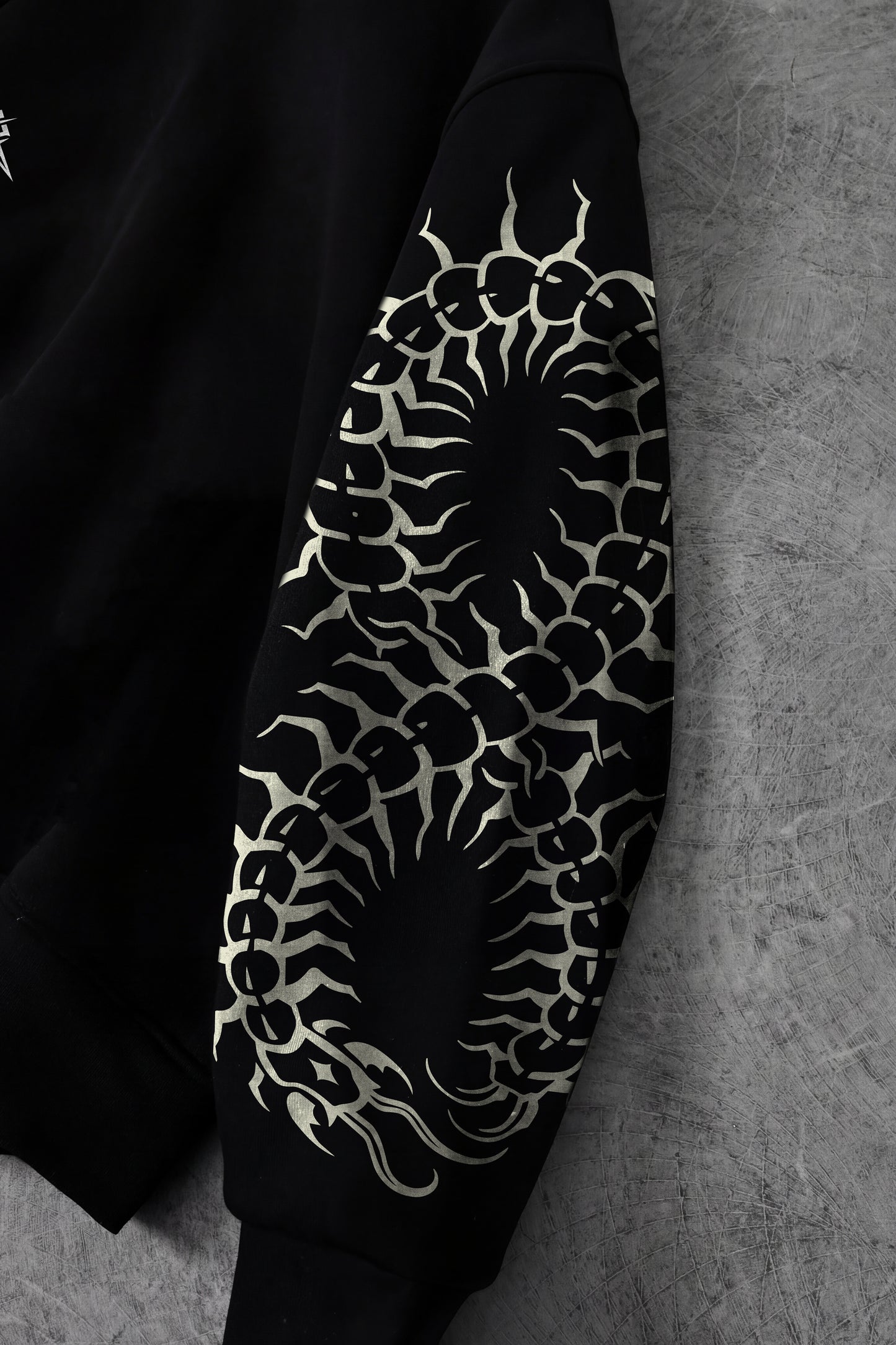 " Chains Of Centipede " Oversized Zip-Up