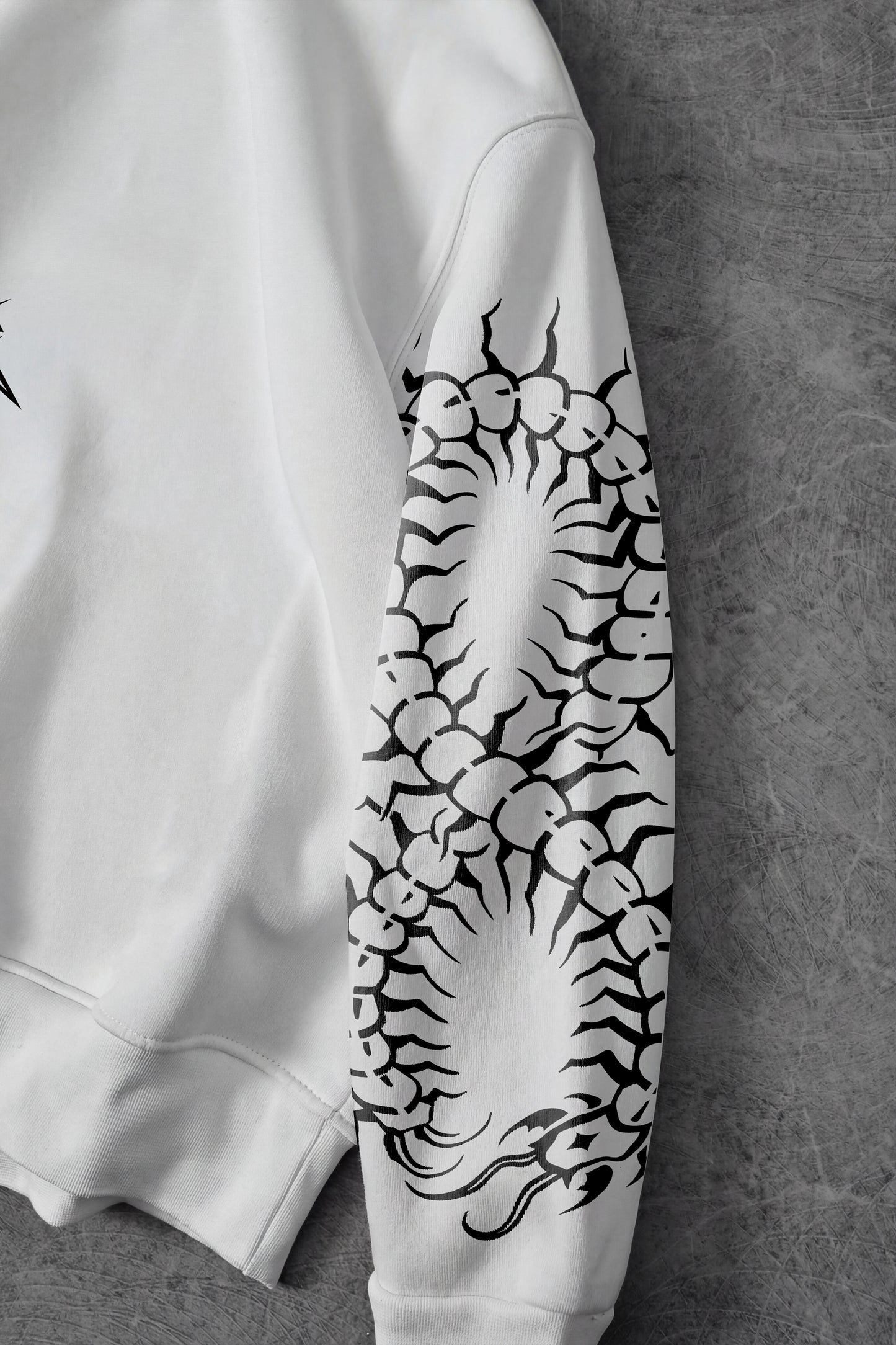 " Chains Of Centipede " Oversized Zip-Up