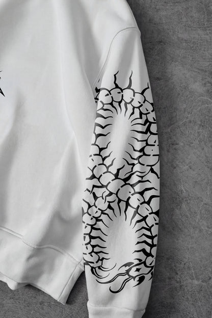 " Chains Of Centipede " Oversized Zip-Up
